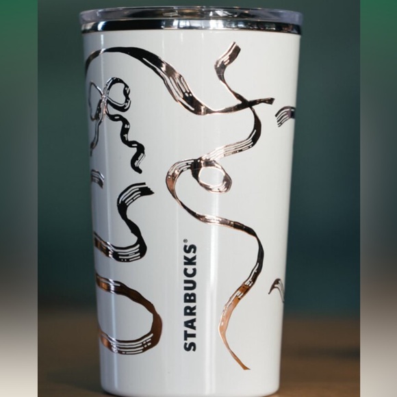 Starbucks Lot of 4: Holiday ribbon, poinsettia, card pouch - Picture 2 of 7